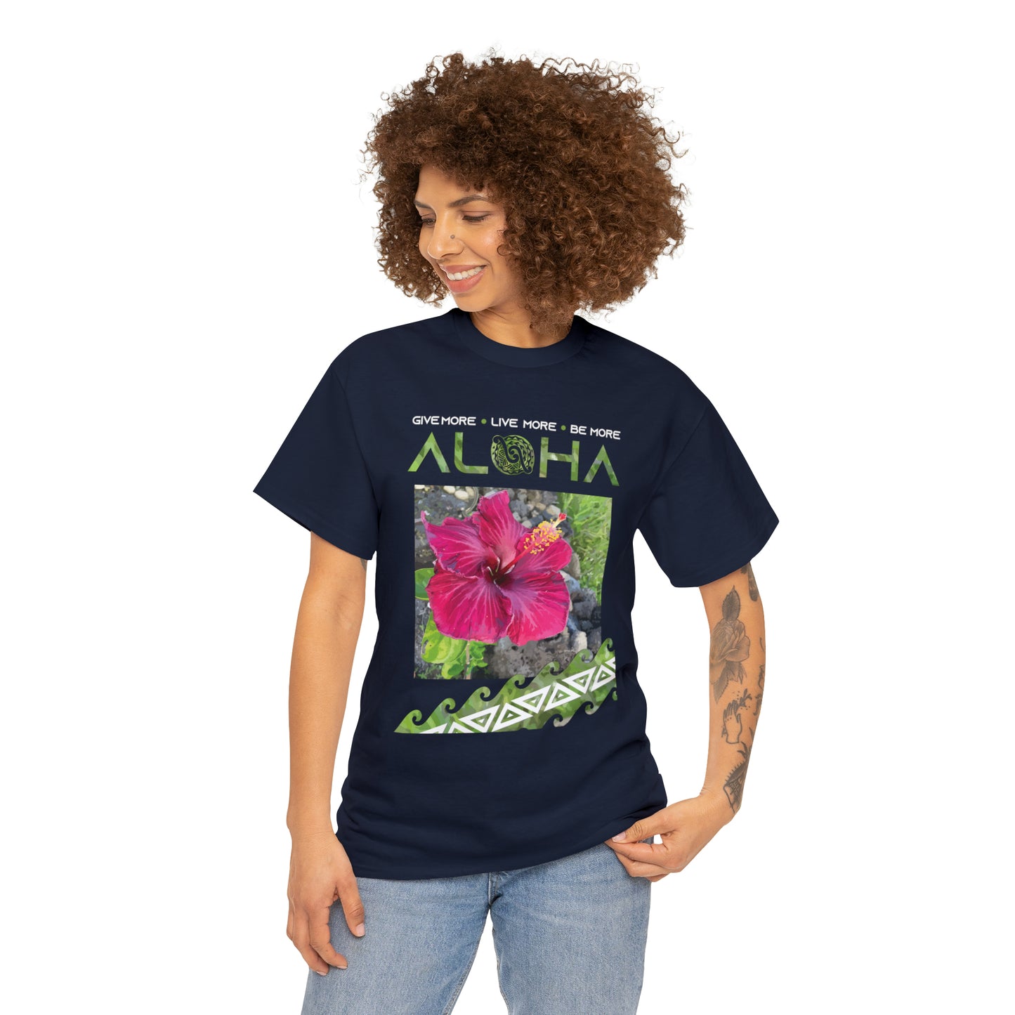 Be More Aloha Unisex Heavy Cotton Tee
