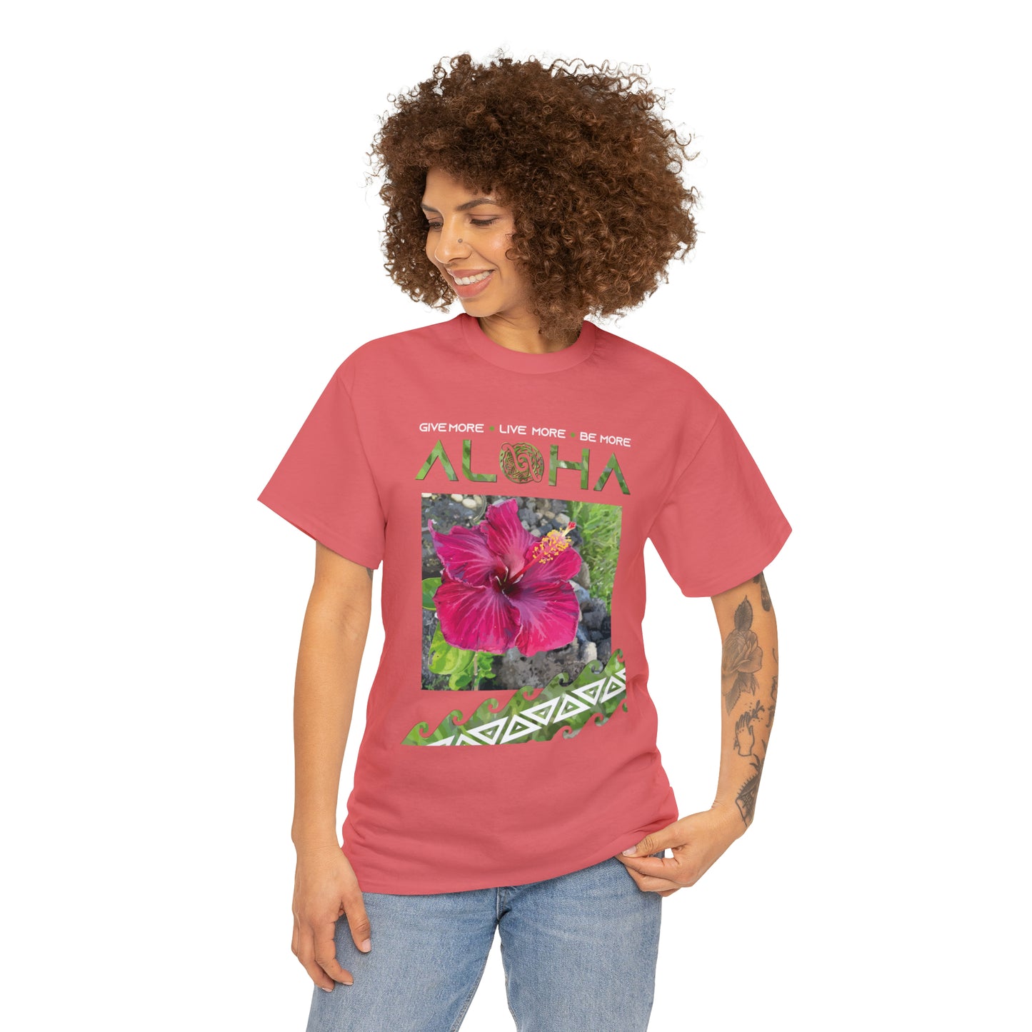 Be More Aloha Unisex Heavy Cotton Tee