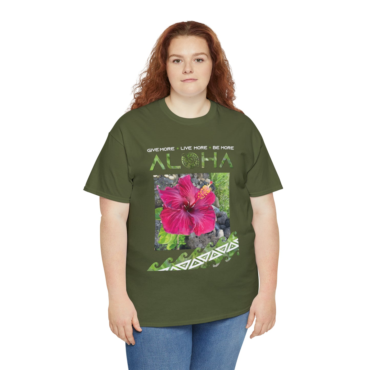 Be More Aloha Unisex Heavy Cotton Tee