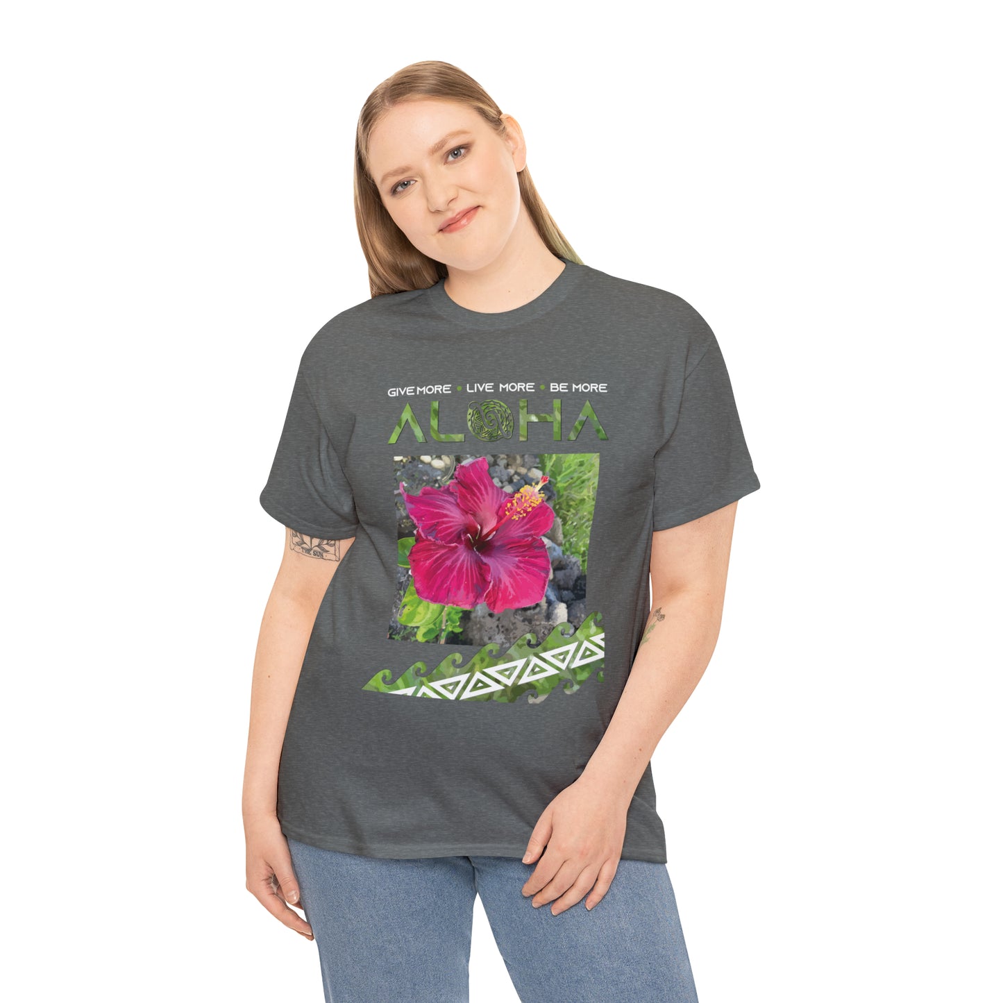 Be More Aloha Unisex Heavy Cotton Tee