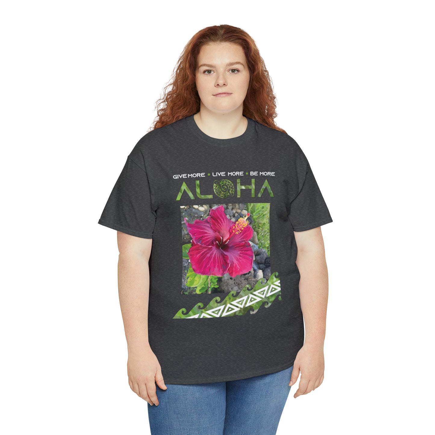 Be More Aloha Unisex Heavy Cotton Tee