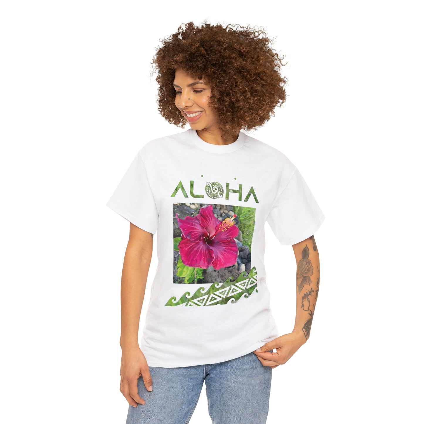 Be More Aloha Unisex Heavy Cotton Tee
