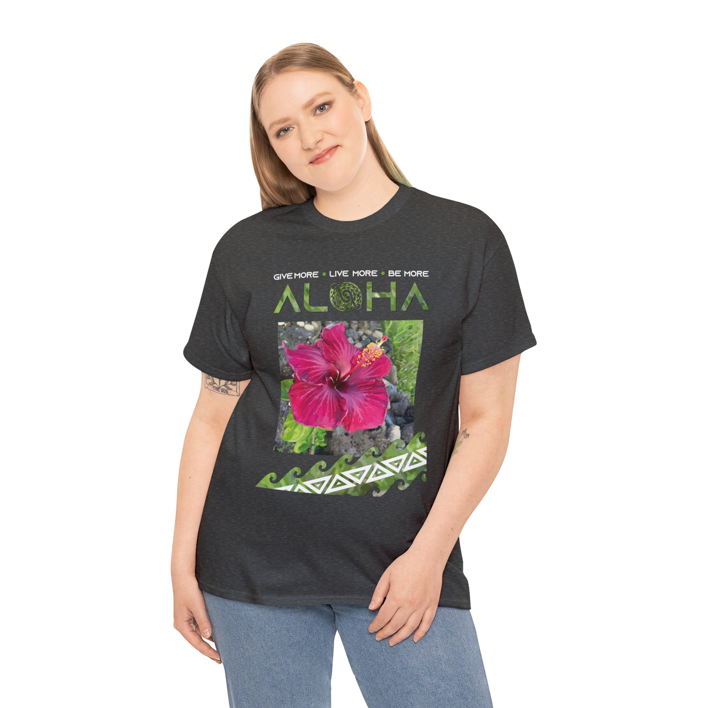 Be More Aloha Unisex Heavy Cotton Tee
