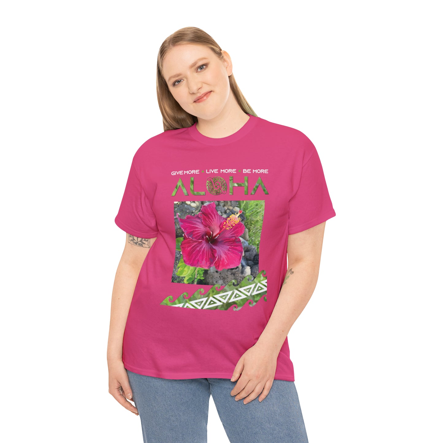 Be More Aloha Unisex Heavy Cotton Tee