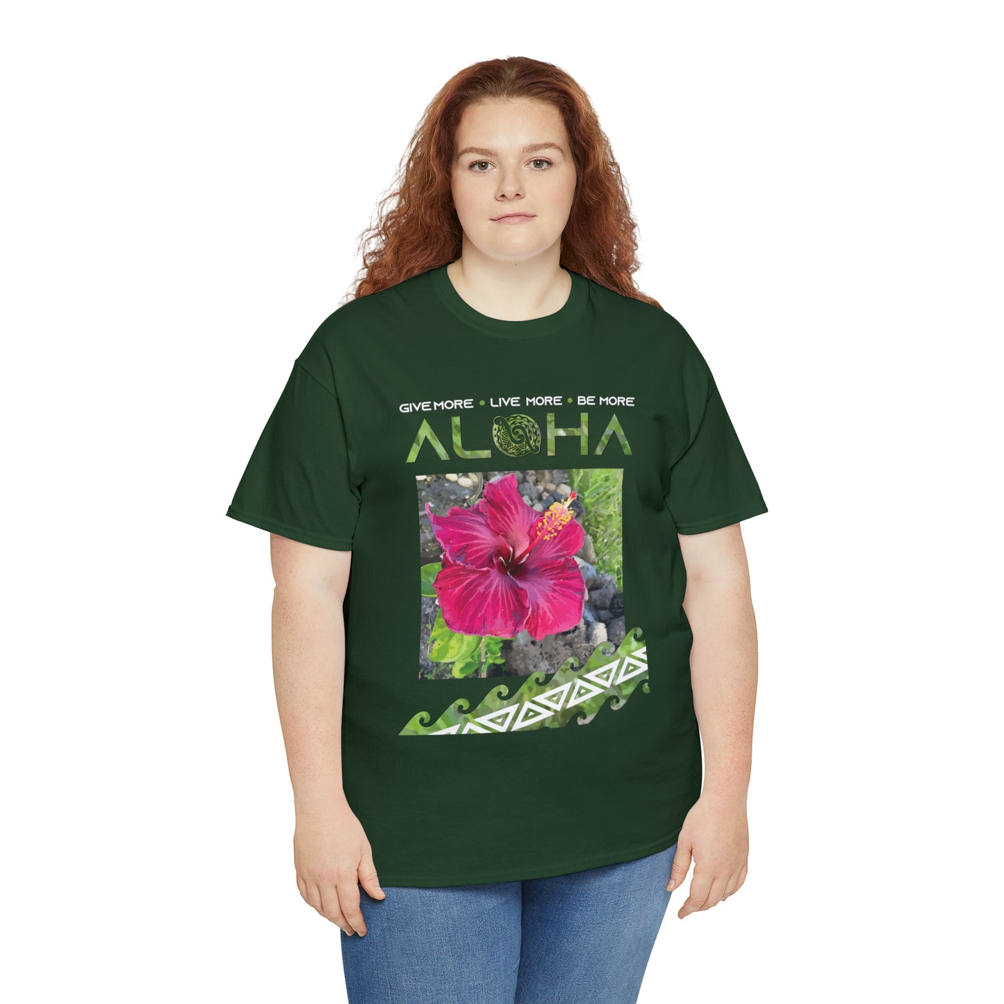 Be More Aloha Unisex Heavy Cotton Tee
