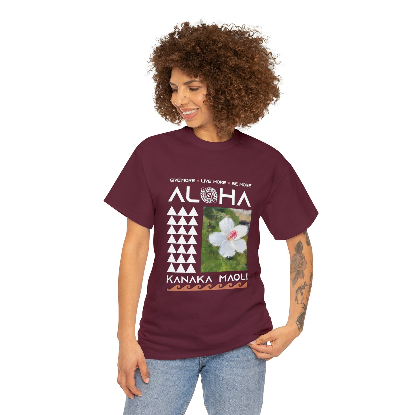 Kanaka Maoli Unisex Heavy Cotton Tee