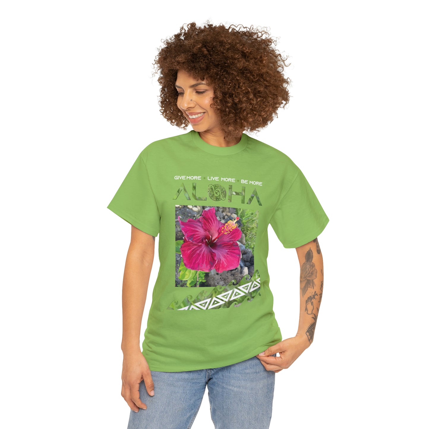 Be More Aloha Unisex Heavy Cotton Tee