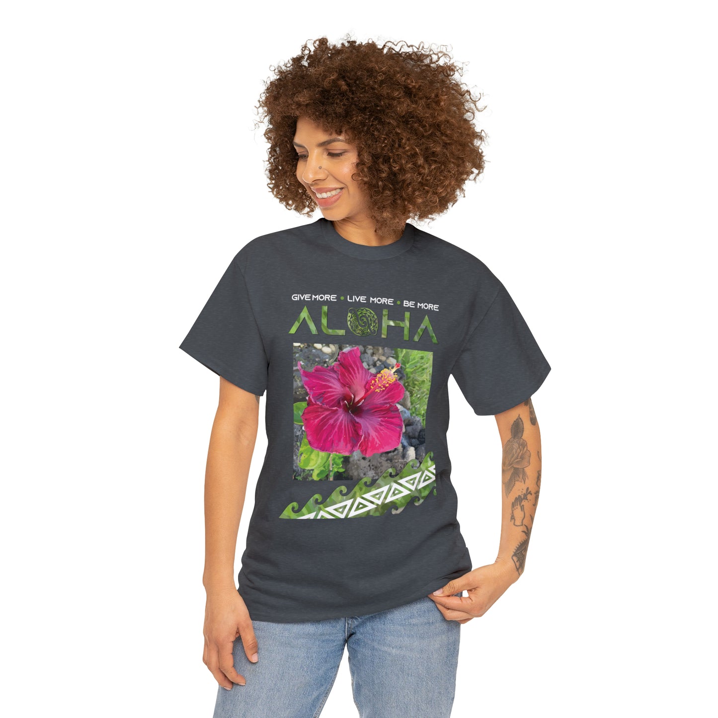 Be More Aloha Unisex Heavy Cotton Tee