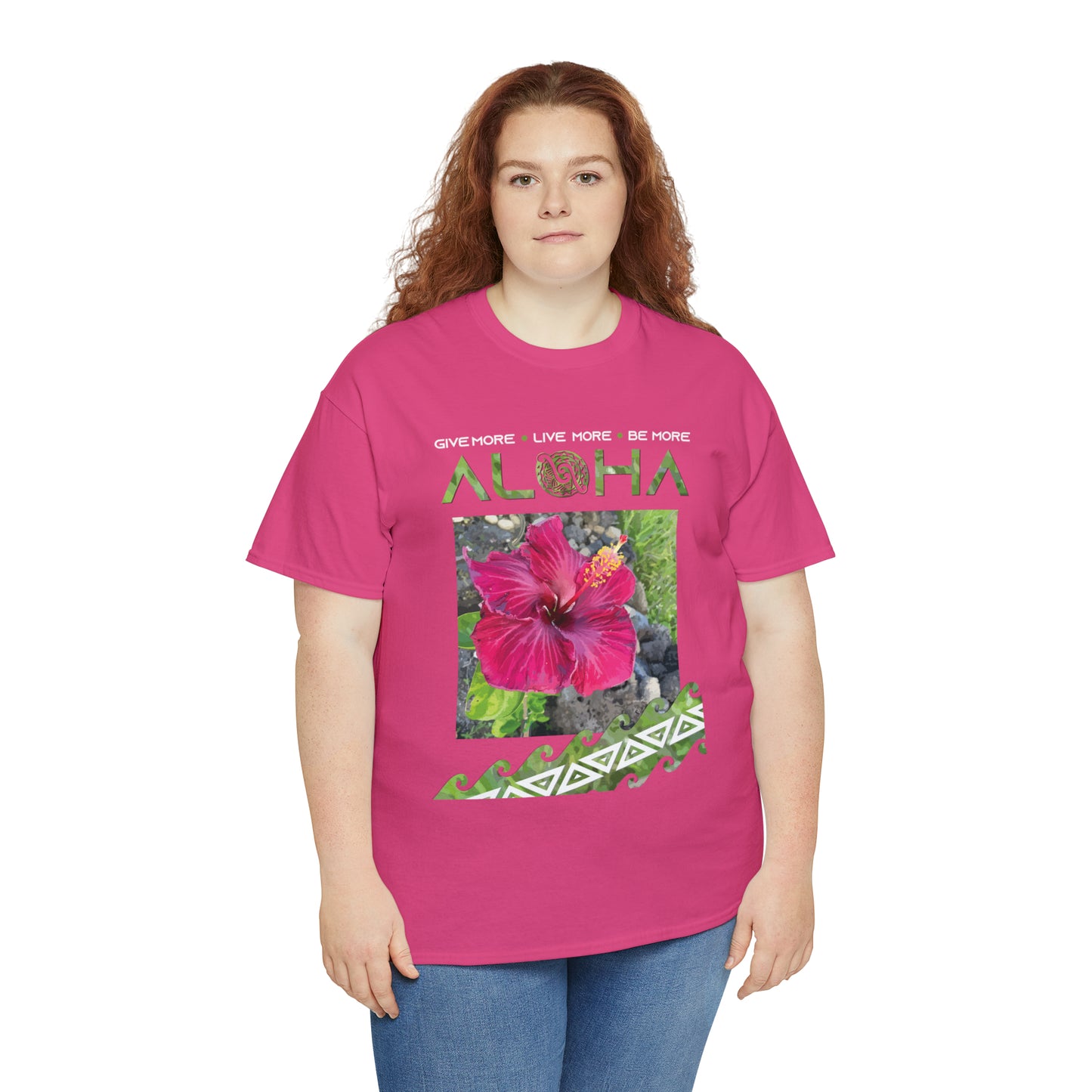 Be More Aloha Unisex Heavy Cotton Tee