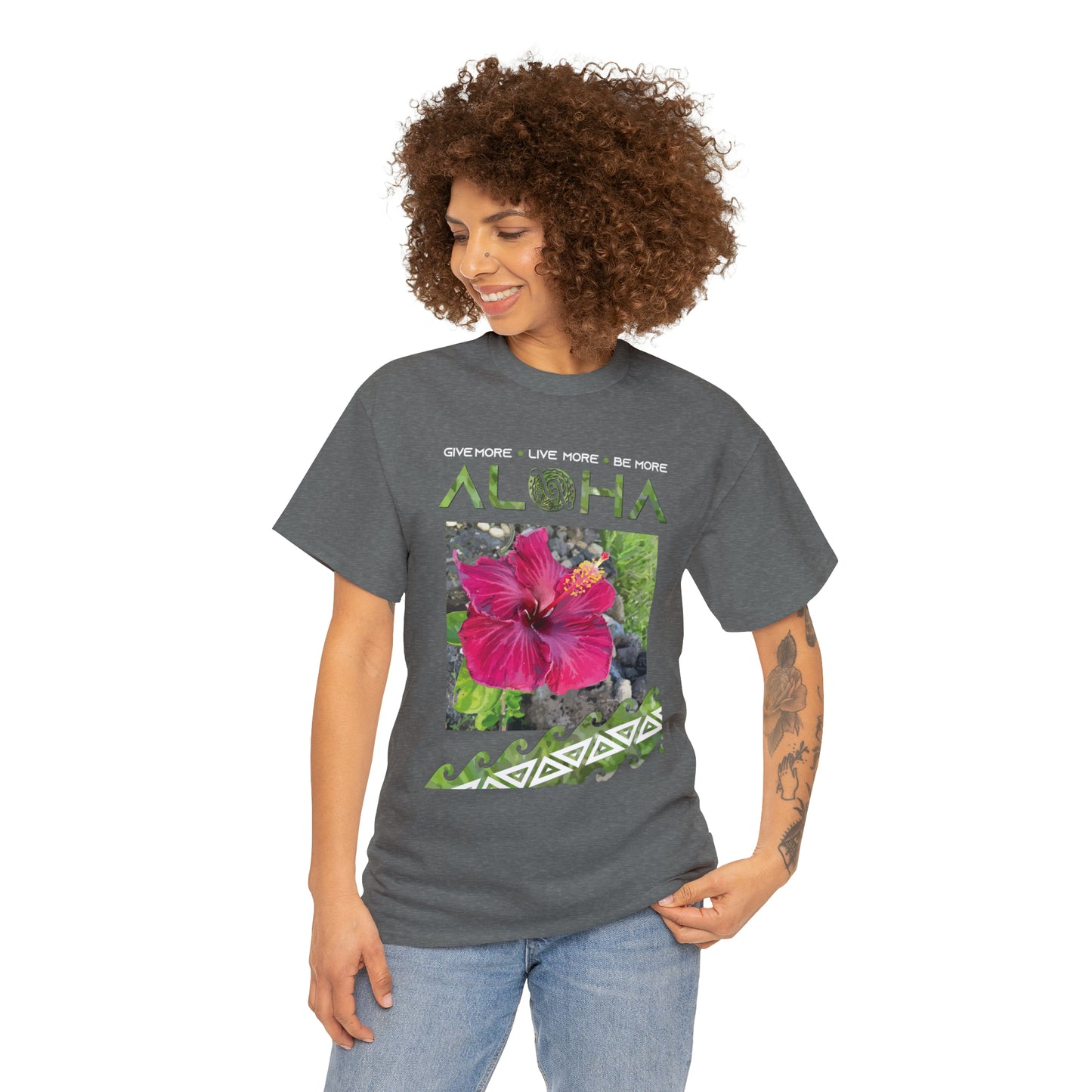 Be More Aloha Unisex Heavy Cotton Tee