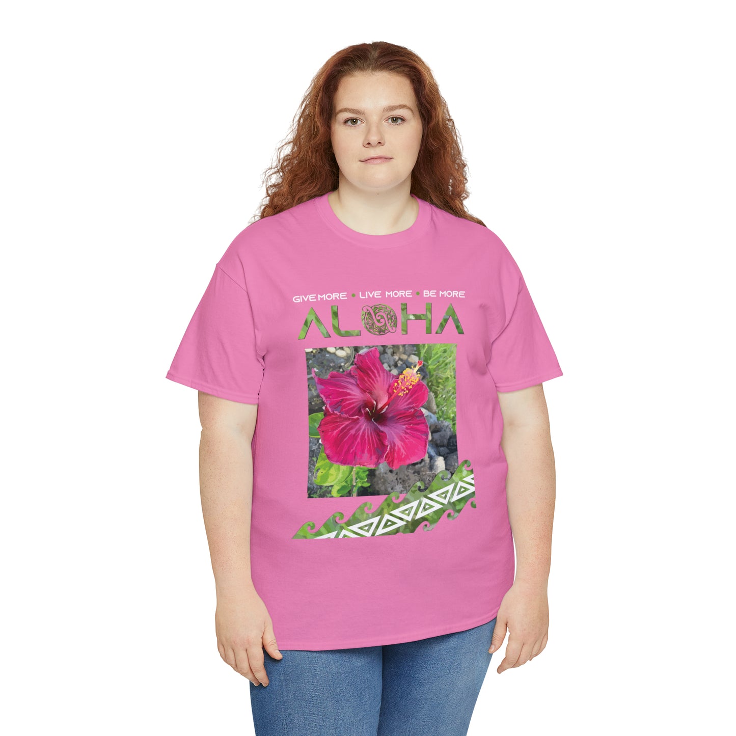 Be More Aloha Unisex Heavy Cotton Tee