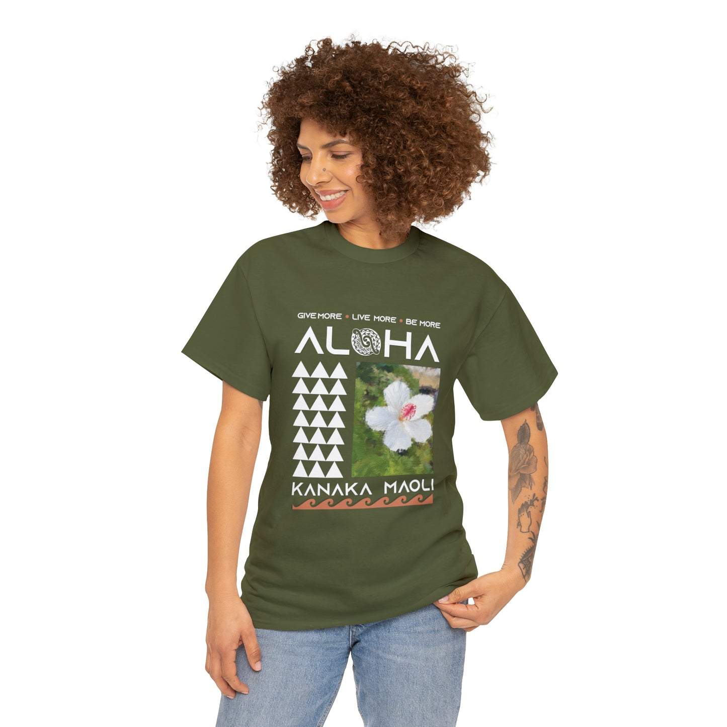 Kanaka Maoli Unisex Heavy Cotton Tee