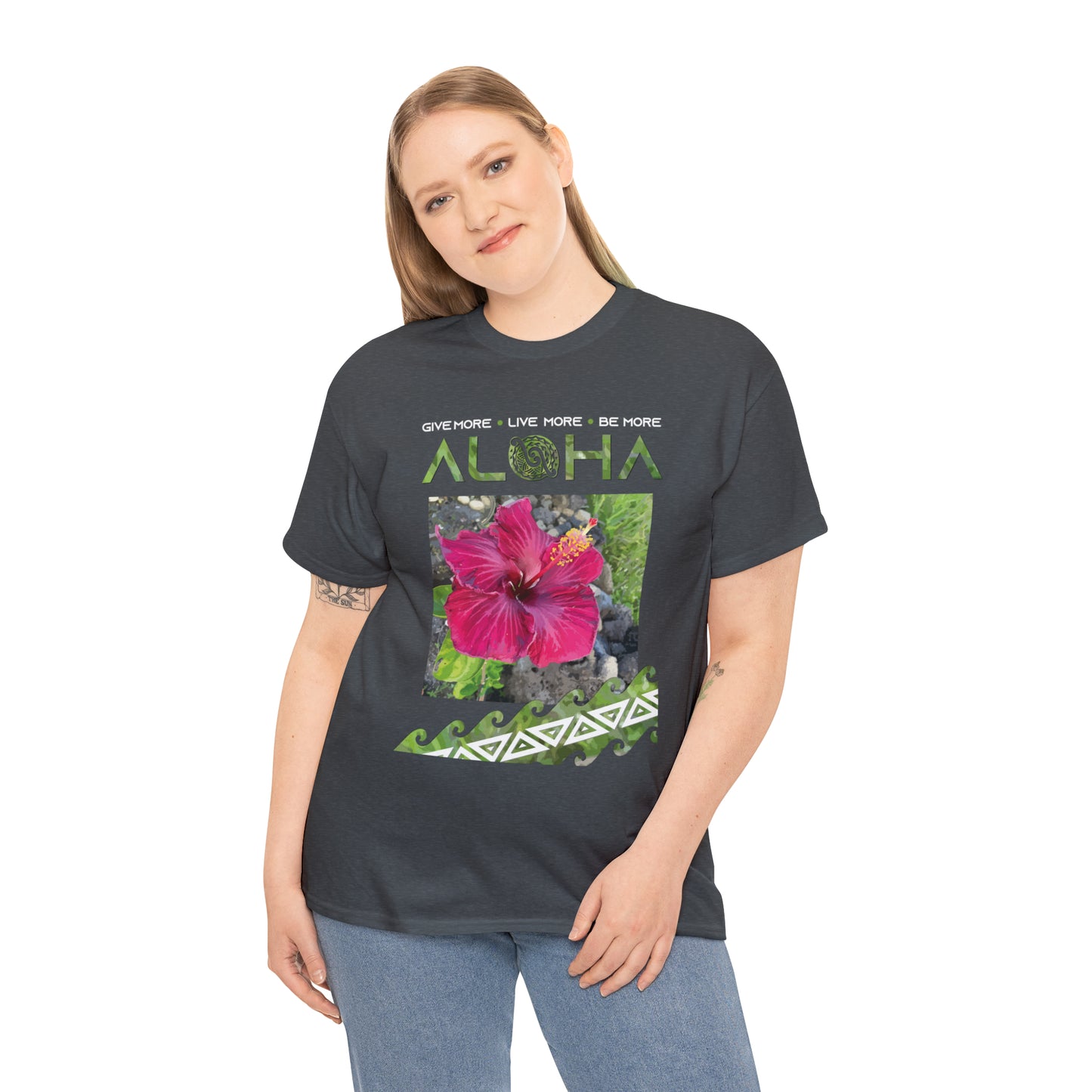Be More Aloha Unisex Heavy Cotton Tee