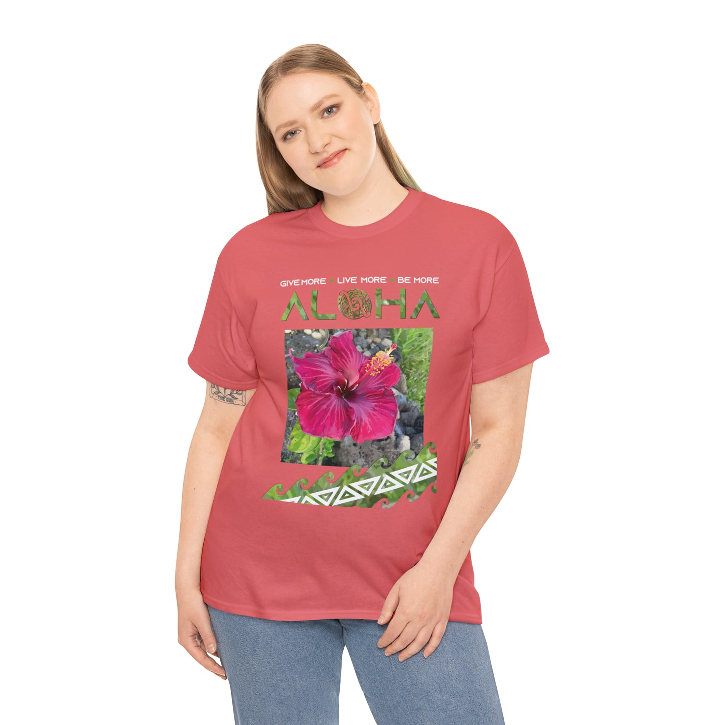 Be More Aloha Unisex Heavy Cotton Tee