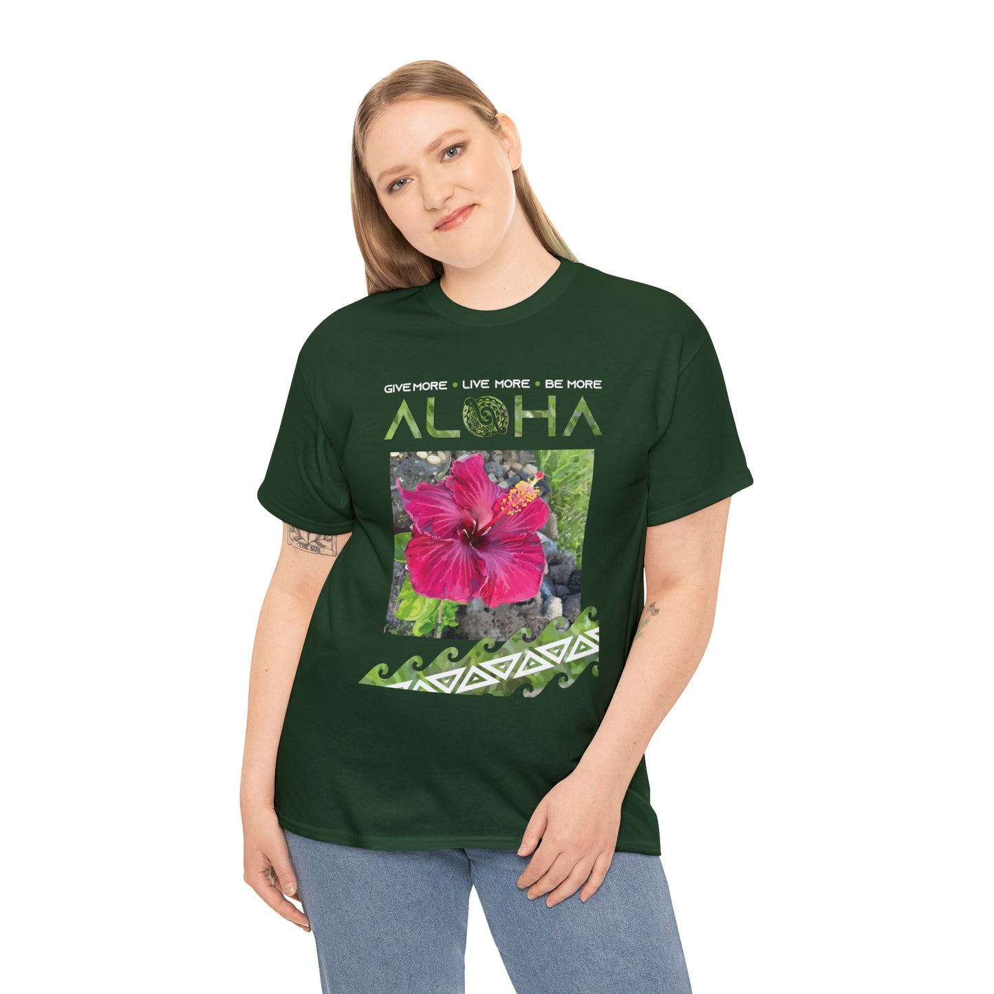 Be More Aloha Unisex Heavy Cotton Tee
