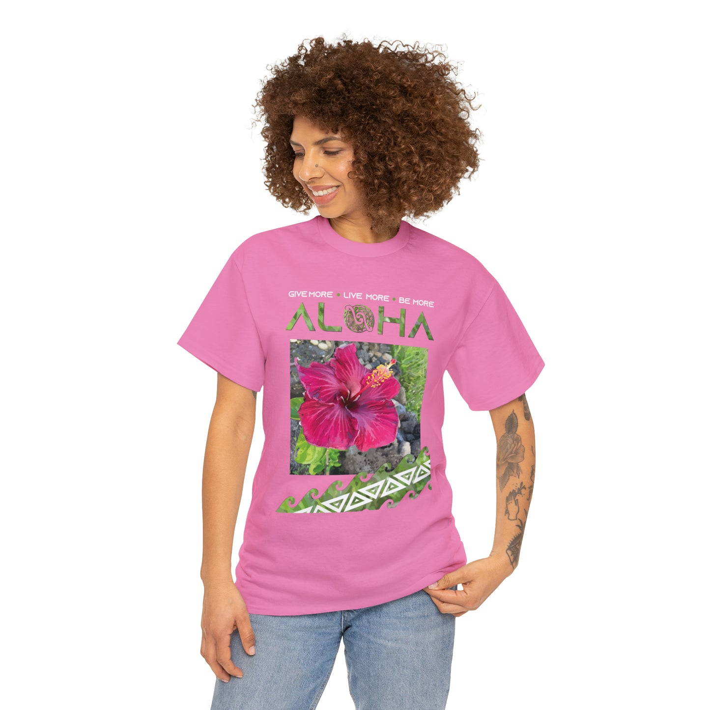 Be More Aloha Unisex Heavy Cotton Tee