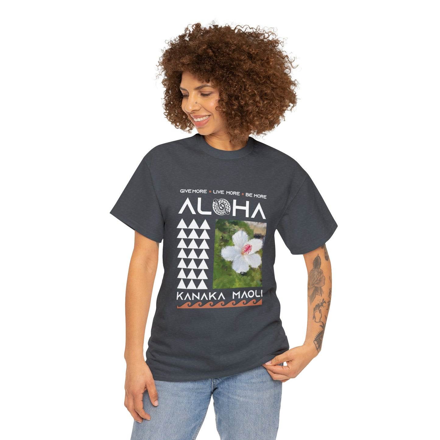 Kanaka Maoli Unisex Heavy Cotton Tee