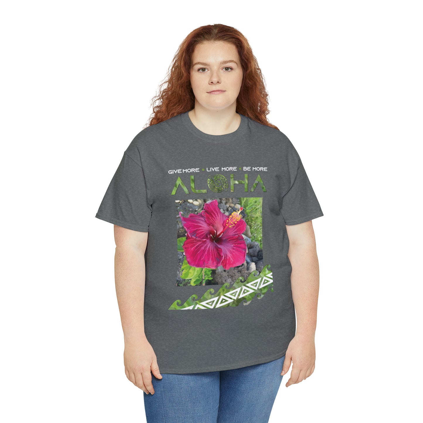 Be More Aloha Unisex Heavy Cotton Tee