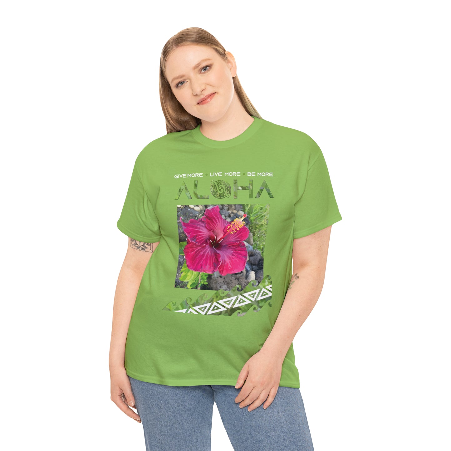 Be More Aloha Unisex Heavy Cotton Tee