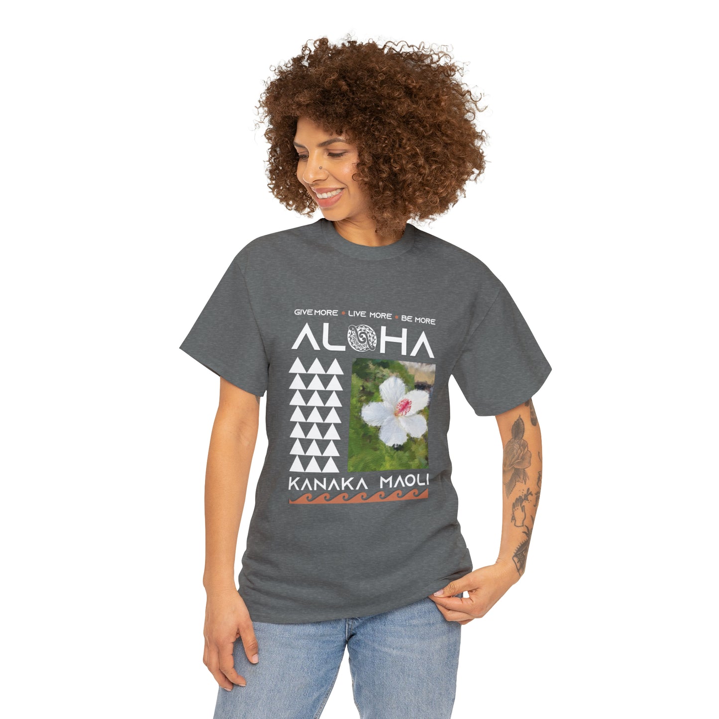 Kanaka Maoli Unisex Heavy Cotton Tee