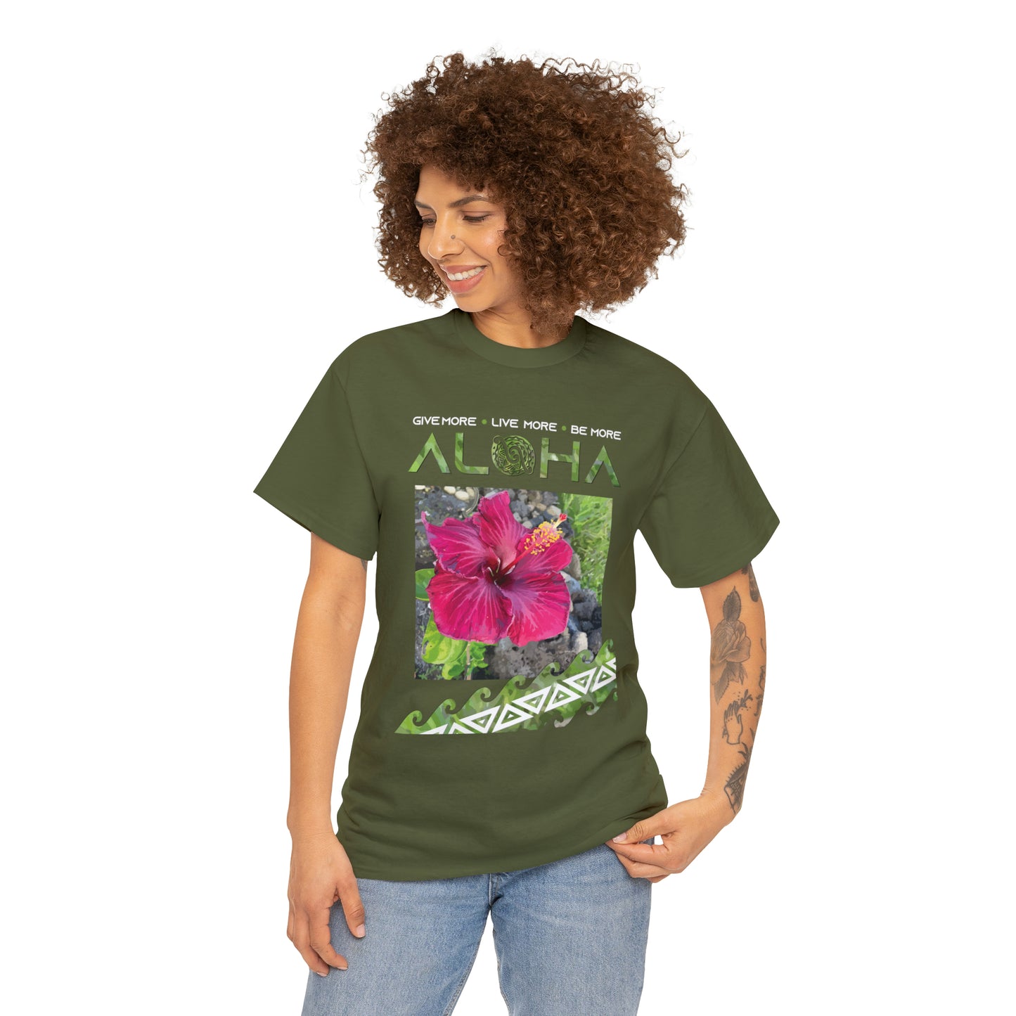 Be More Aloha Unisex Heavy Cotton Tee