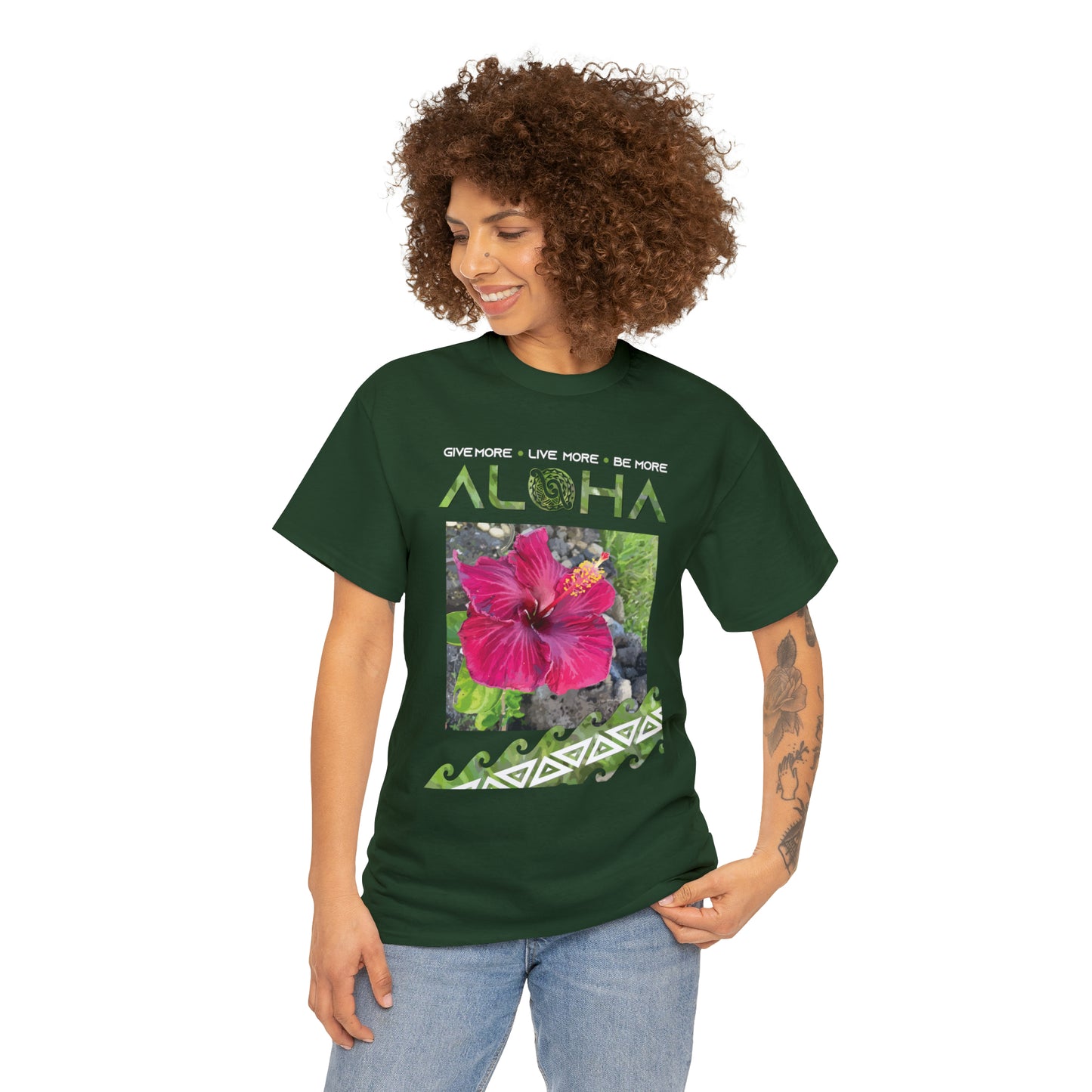 Be More Aloha Unisex Heavy Cotton Tee