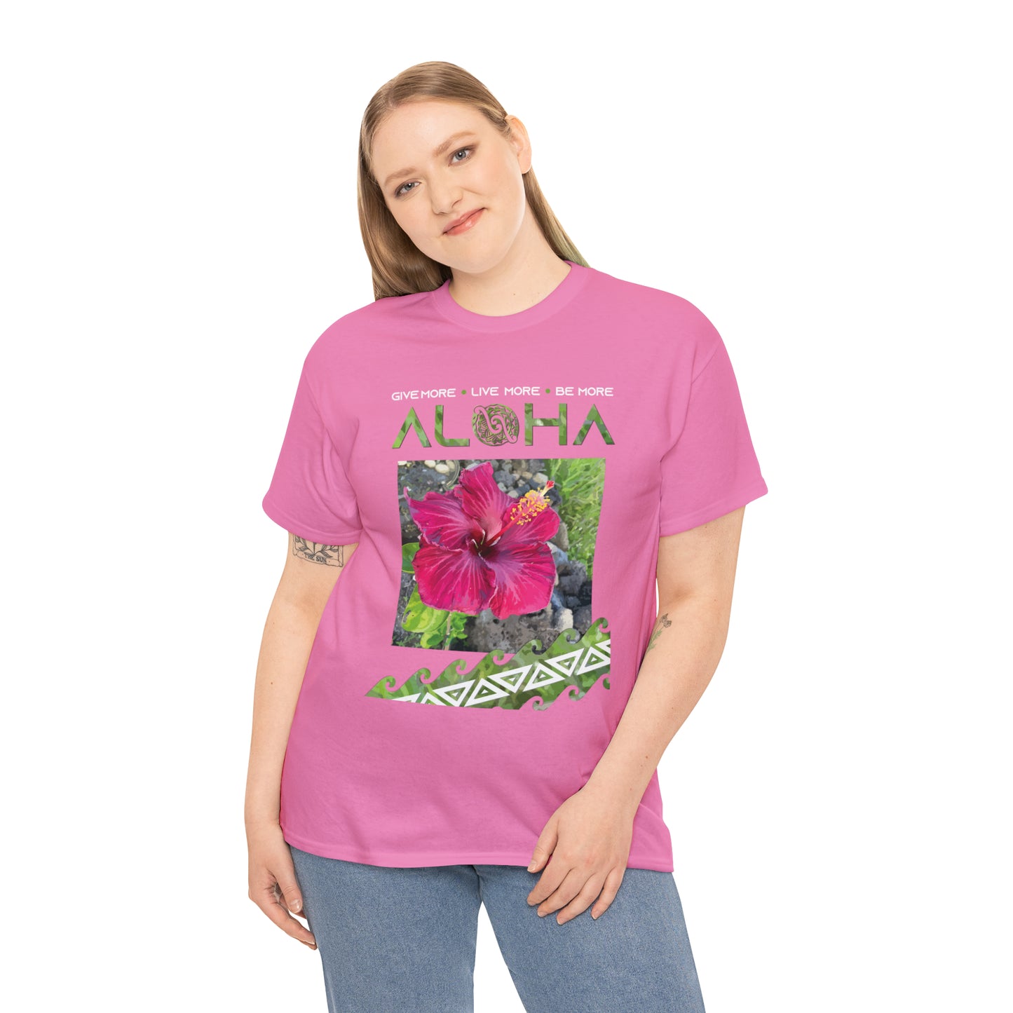 Be More Aloha Unisex Heavy Cotton Tee