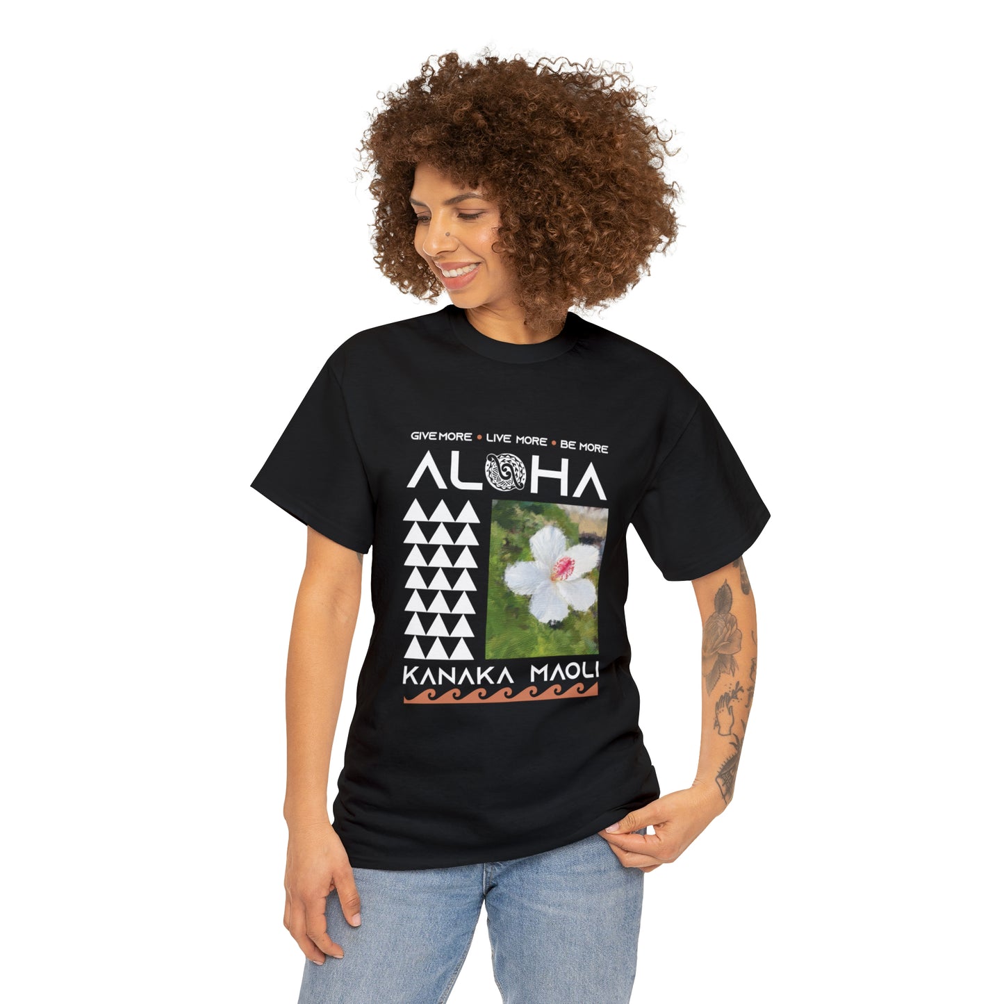 Kanaka Maoli Unisex Heavy Cotton Tee