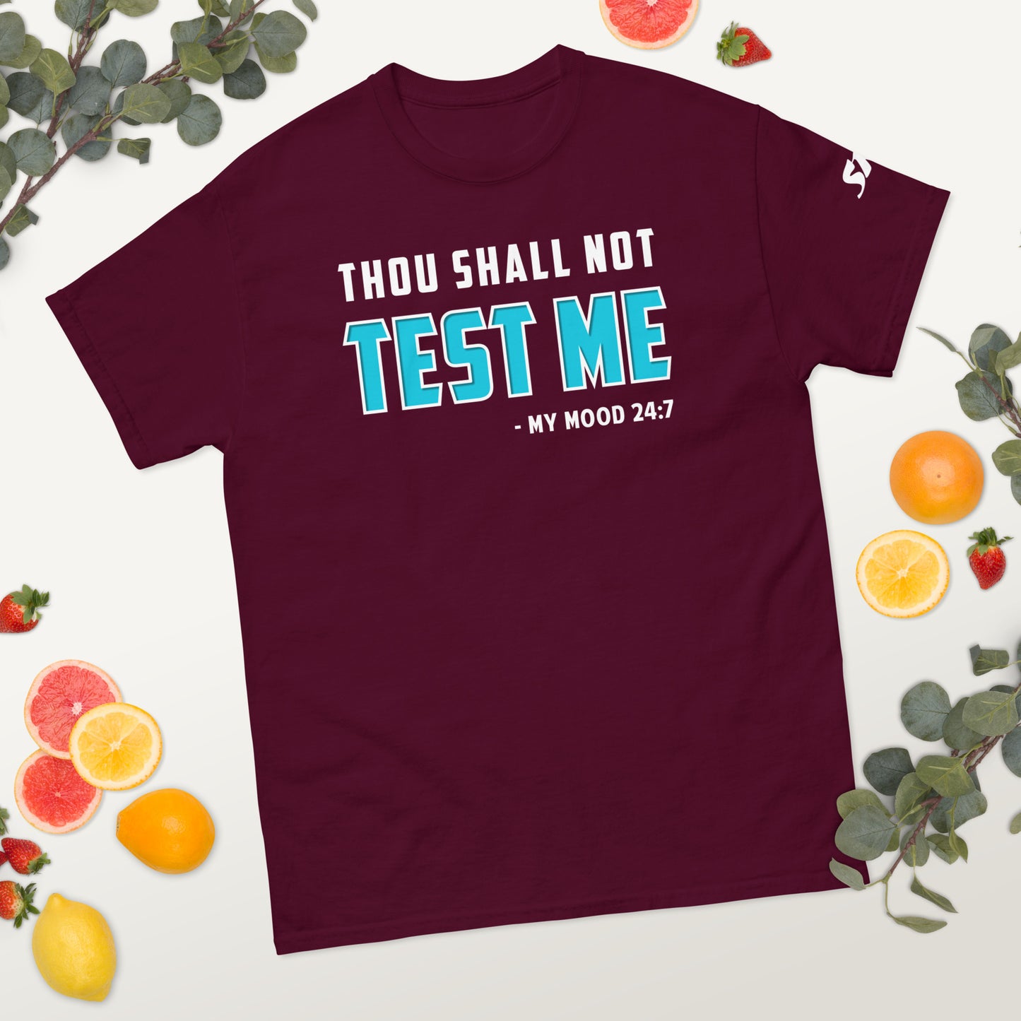 Thou shall not test me Men's classic tee