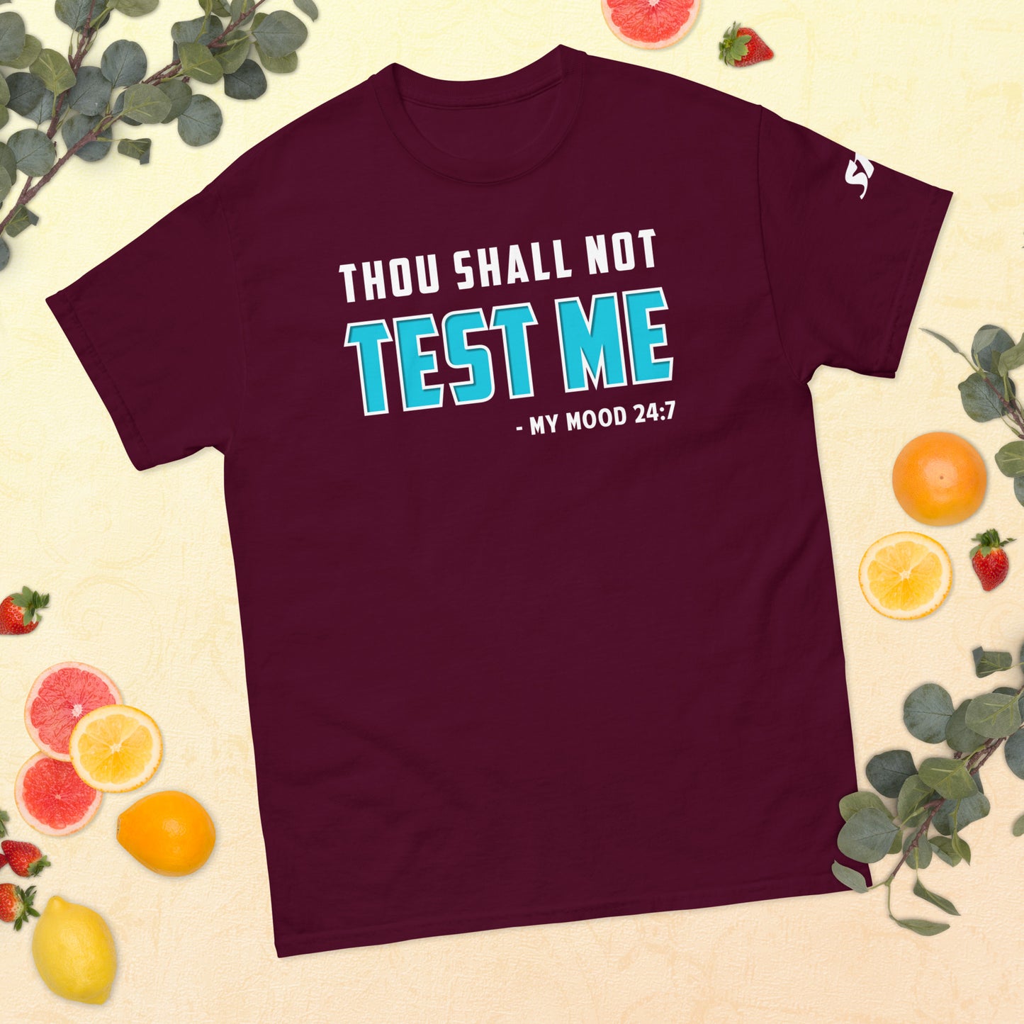 Thou shall not test me Men's classic tee