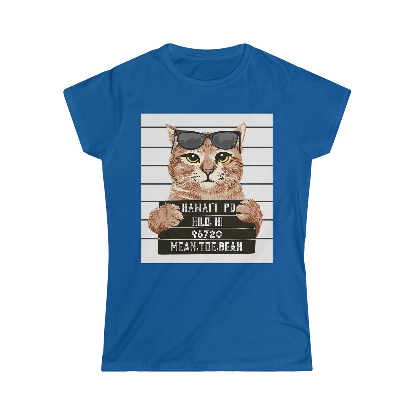 Mean Toe Bean Mug shot Women's Softstyle Tee