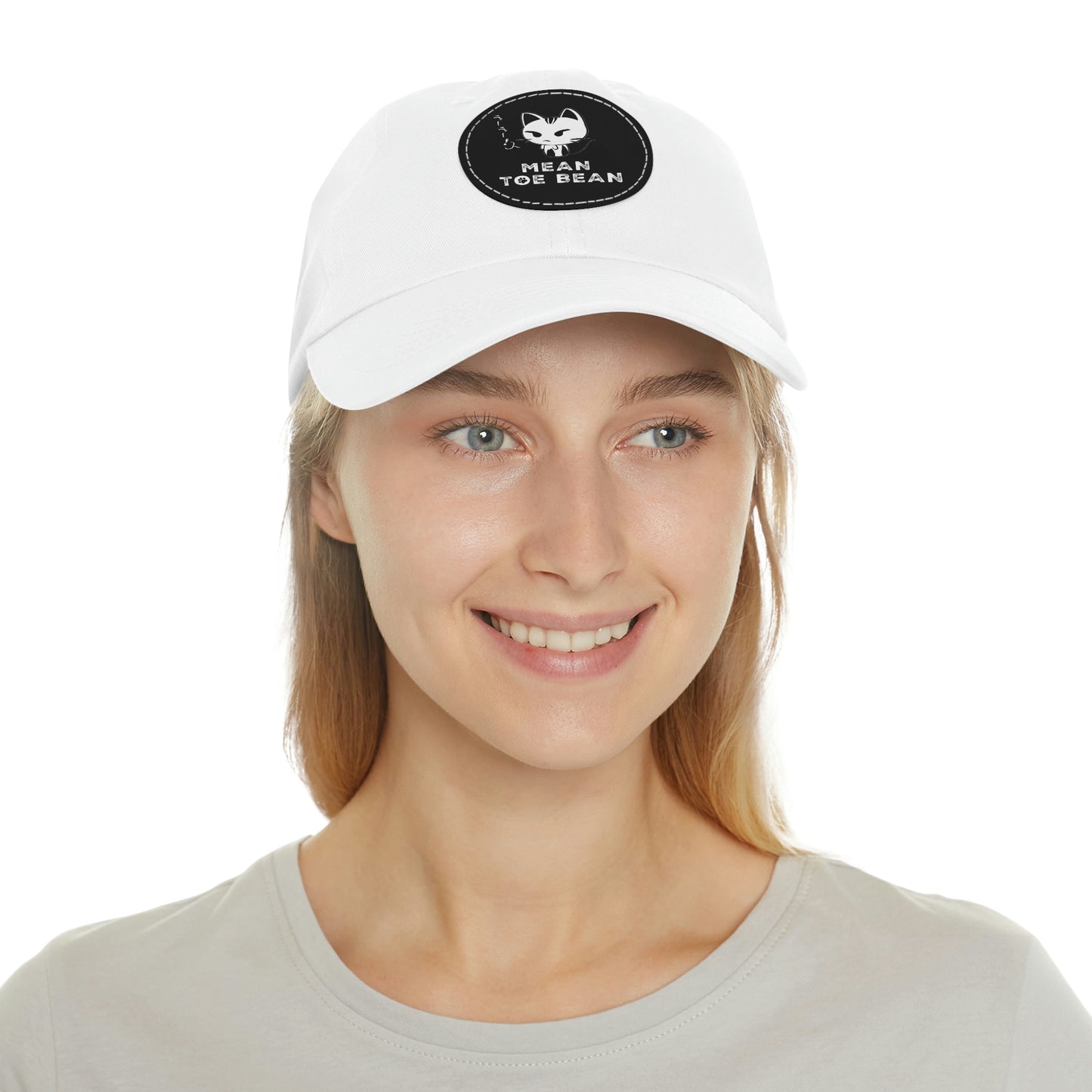 Mean Toe Bean Original Hat with Leather Patch (Round)