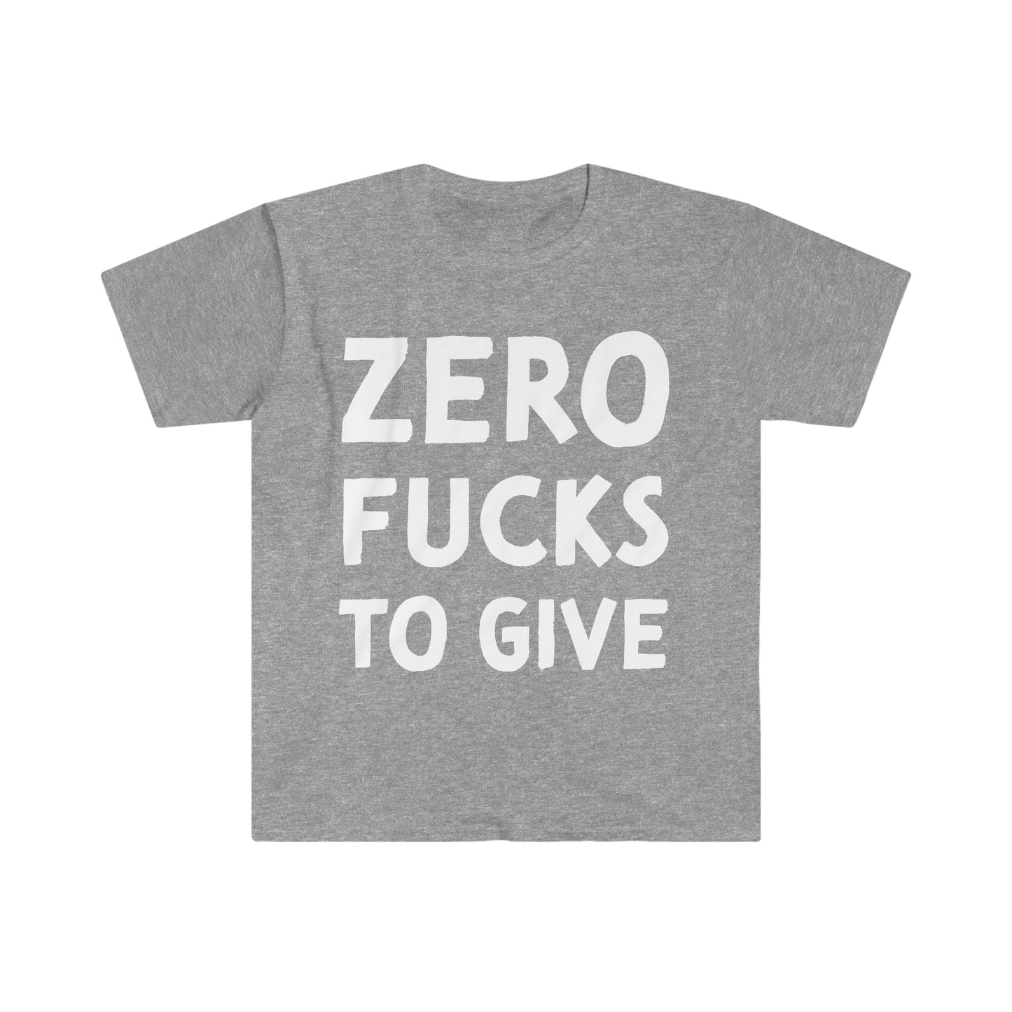 Zero to Give - Explicit Unisex Softstyle T-Shirt