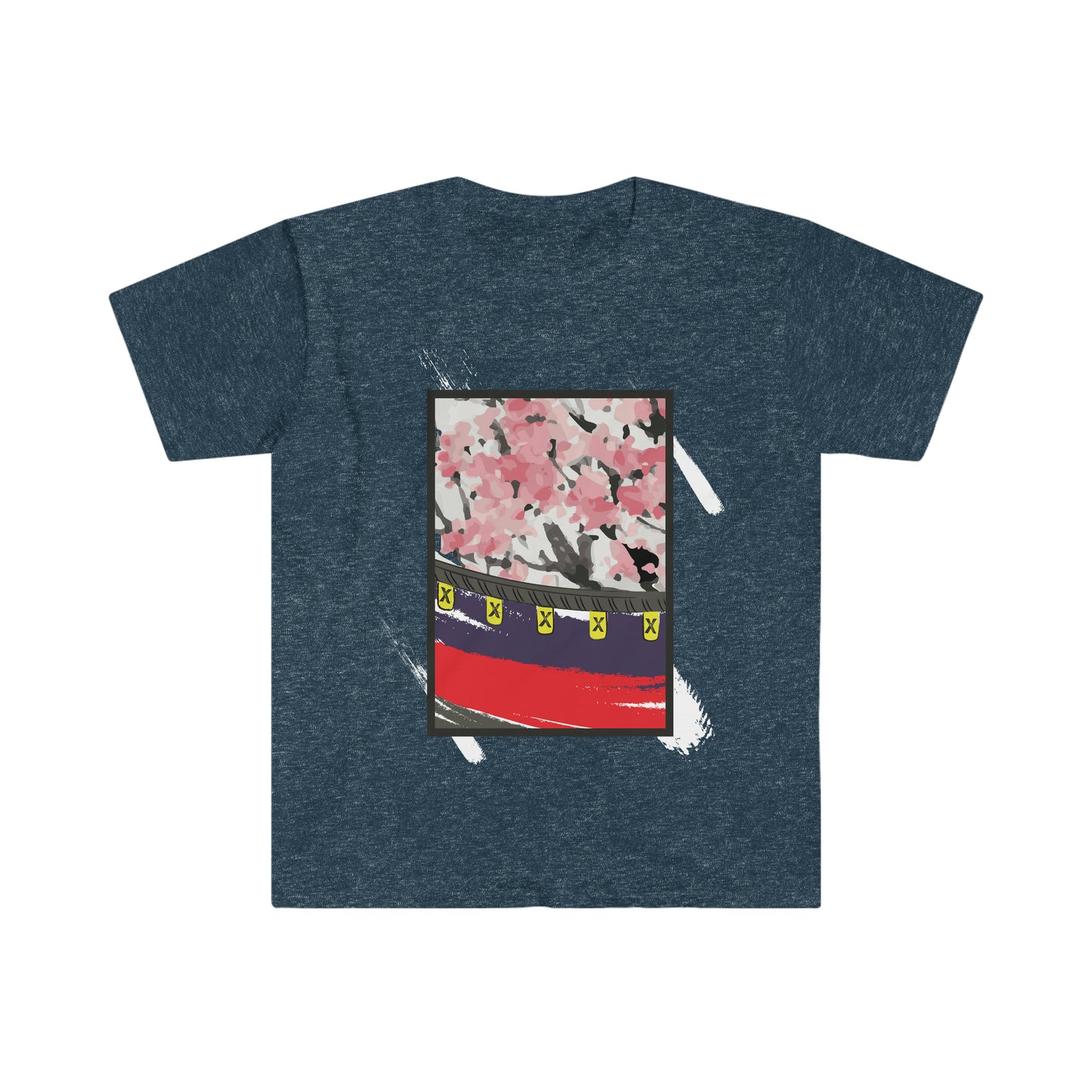 Hanafuda - Sakura Unisex Softstyle T-Shirt