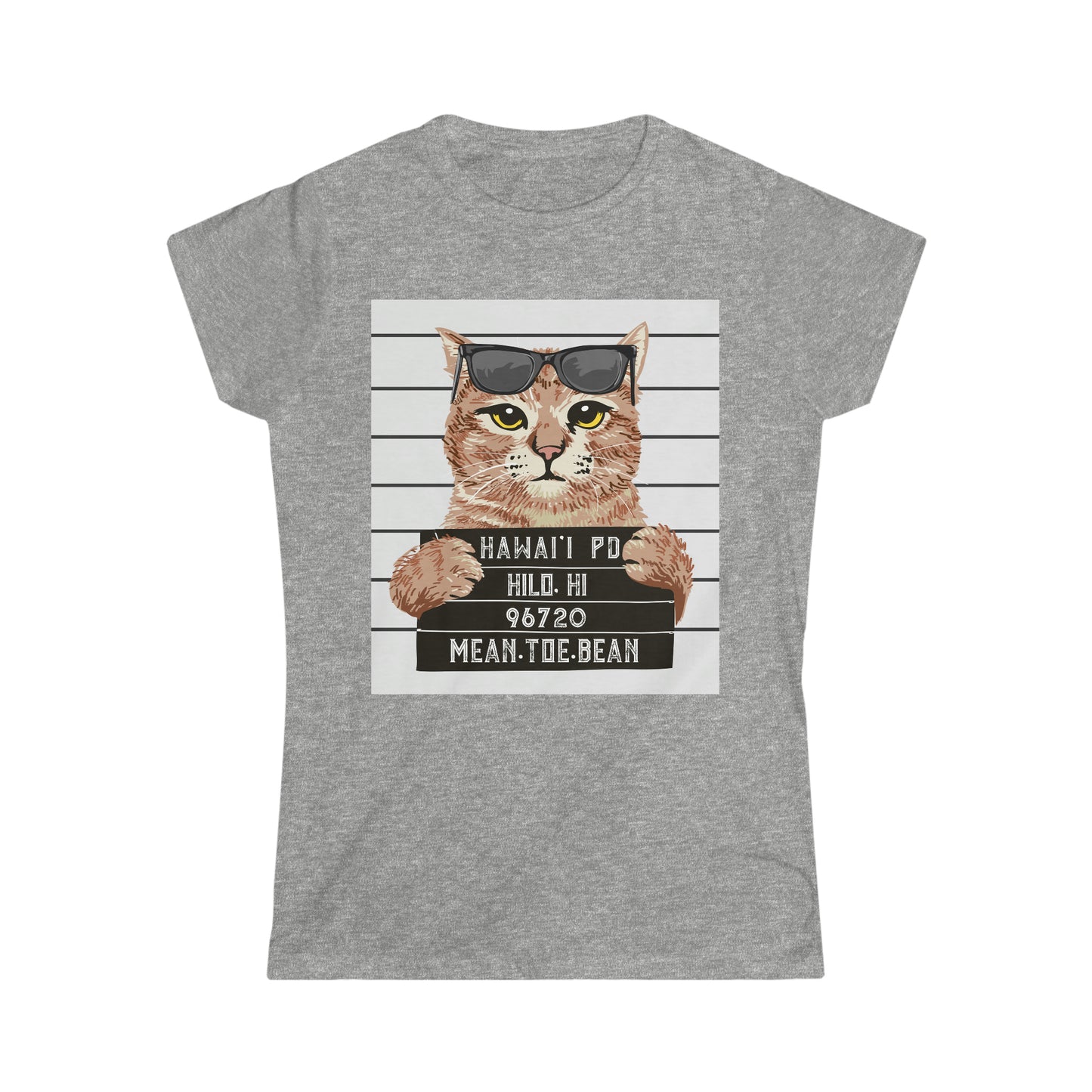 Mean Toe Bean Mug shot Women's Softstyle Tee