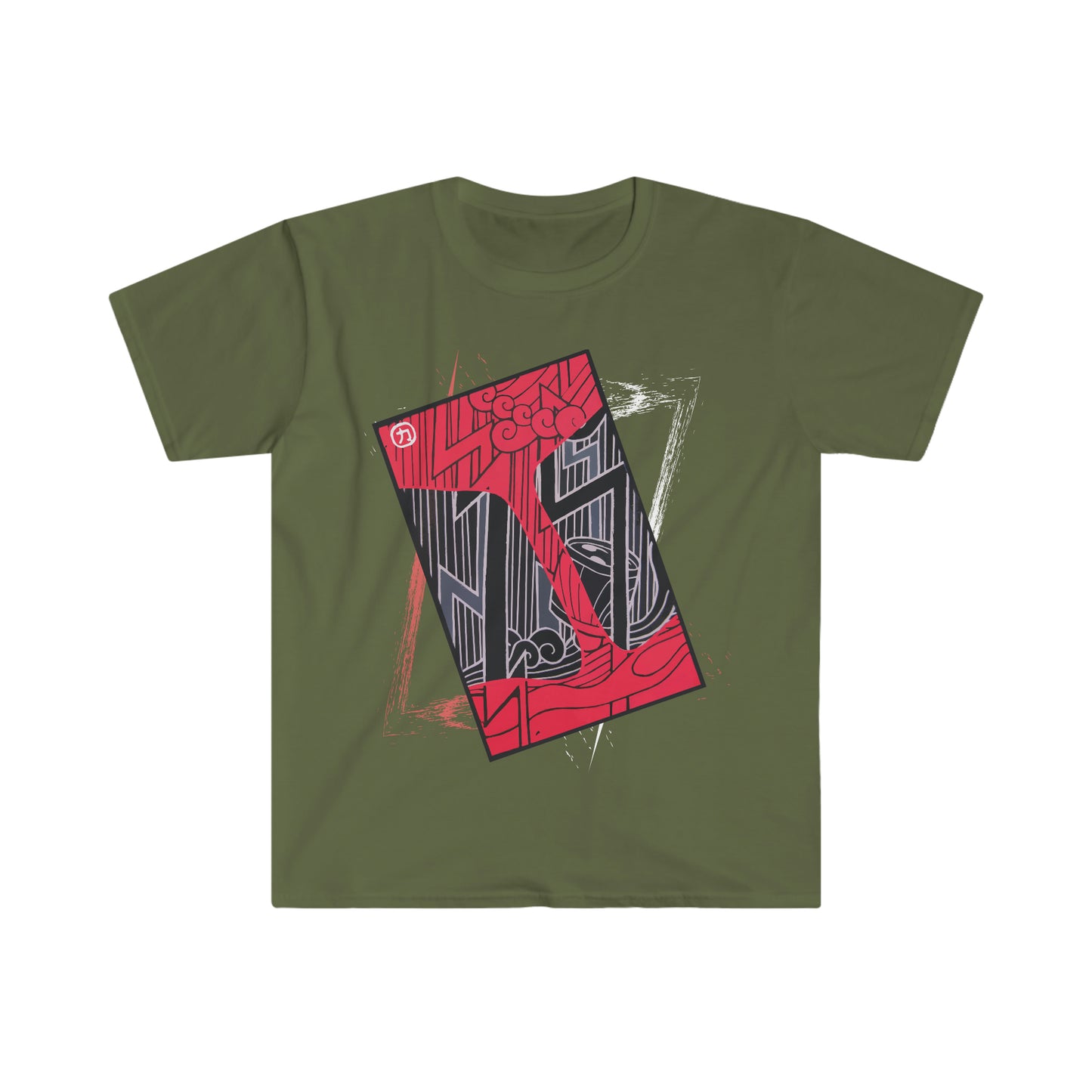 Hanafuda - Gaji/Police Unisex Softstyle T-Shirt