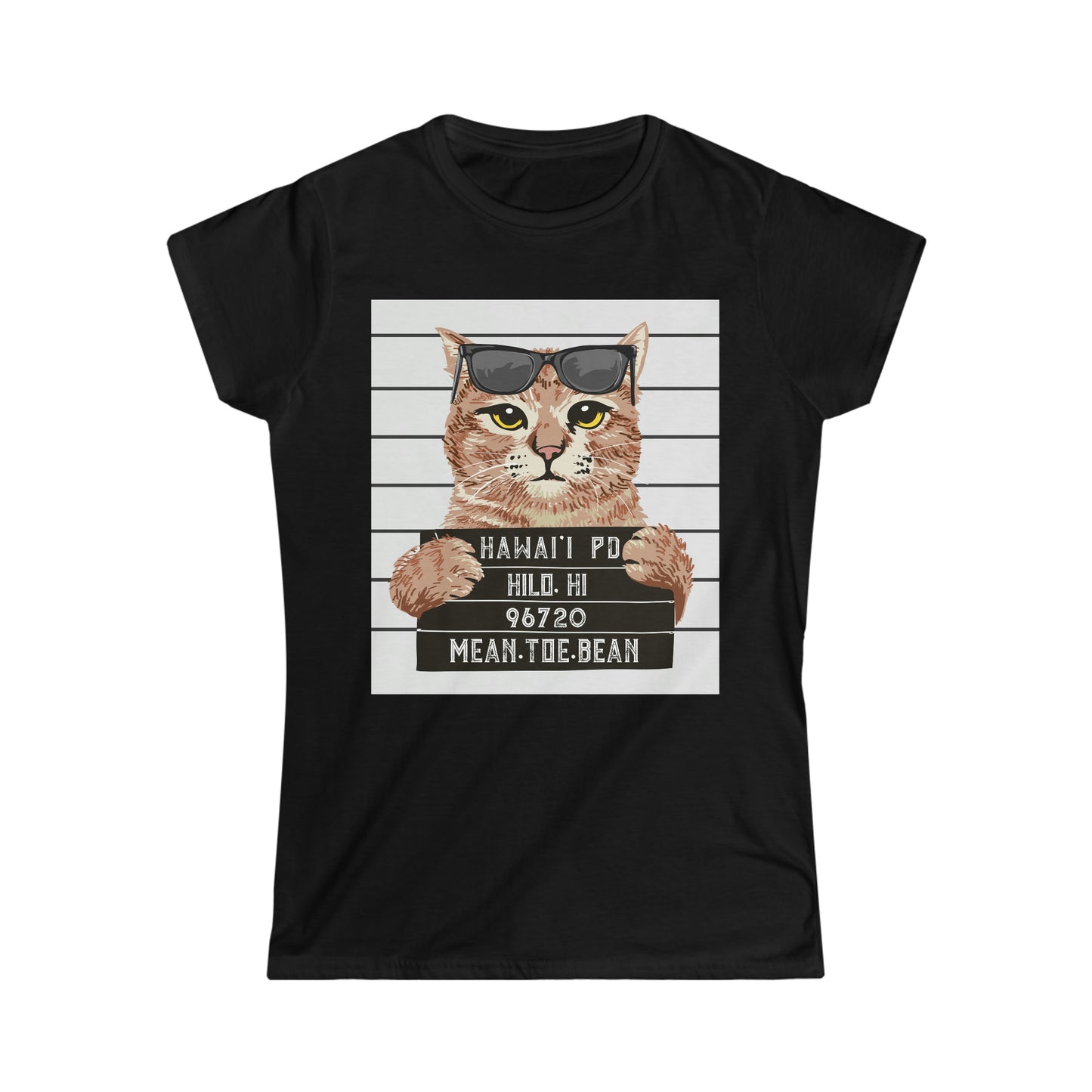 Mean Toe Bean Mug shot Women's Softstyle Tee