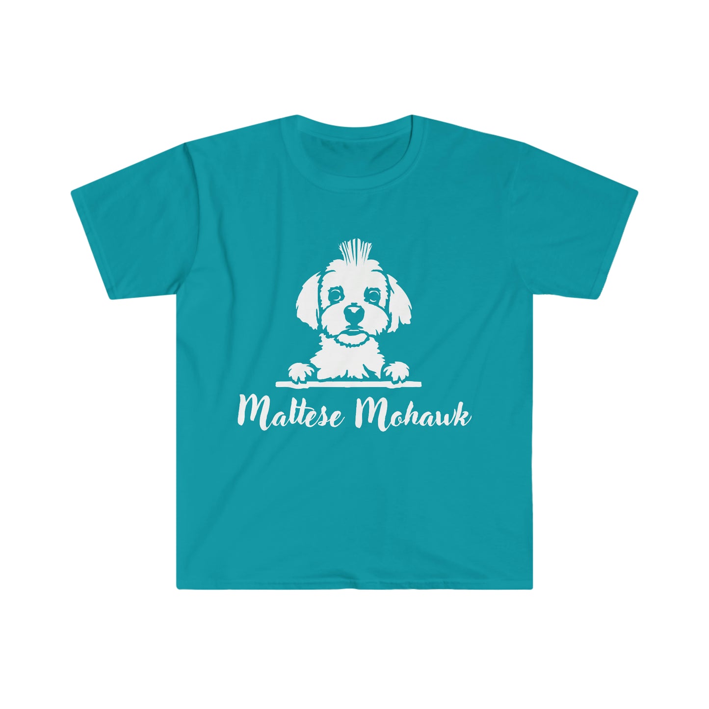 Maltese Mohawk Unisex Softstyle T-Shirt