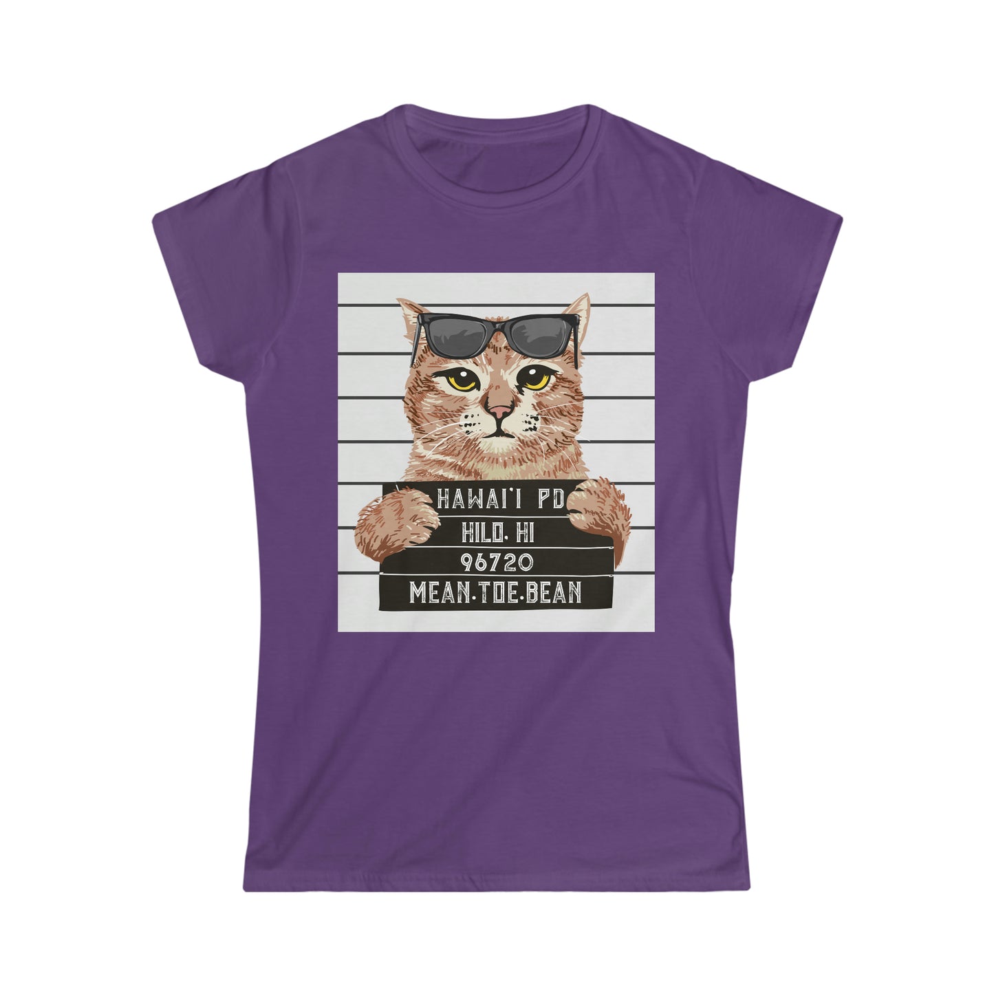 Mean Toe Bean Mug shot Women's Softstyle Tee