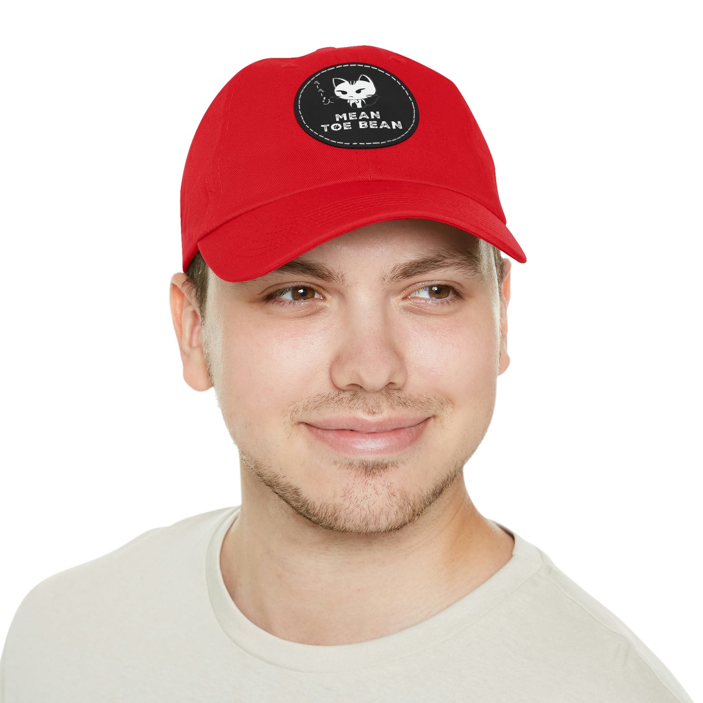 Mean Toe Bean Original Hat with Leather Patch (Round)