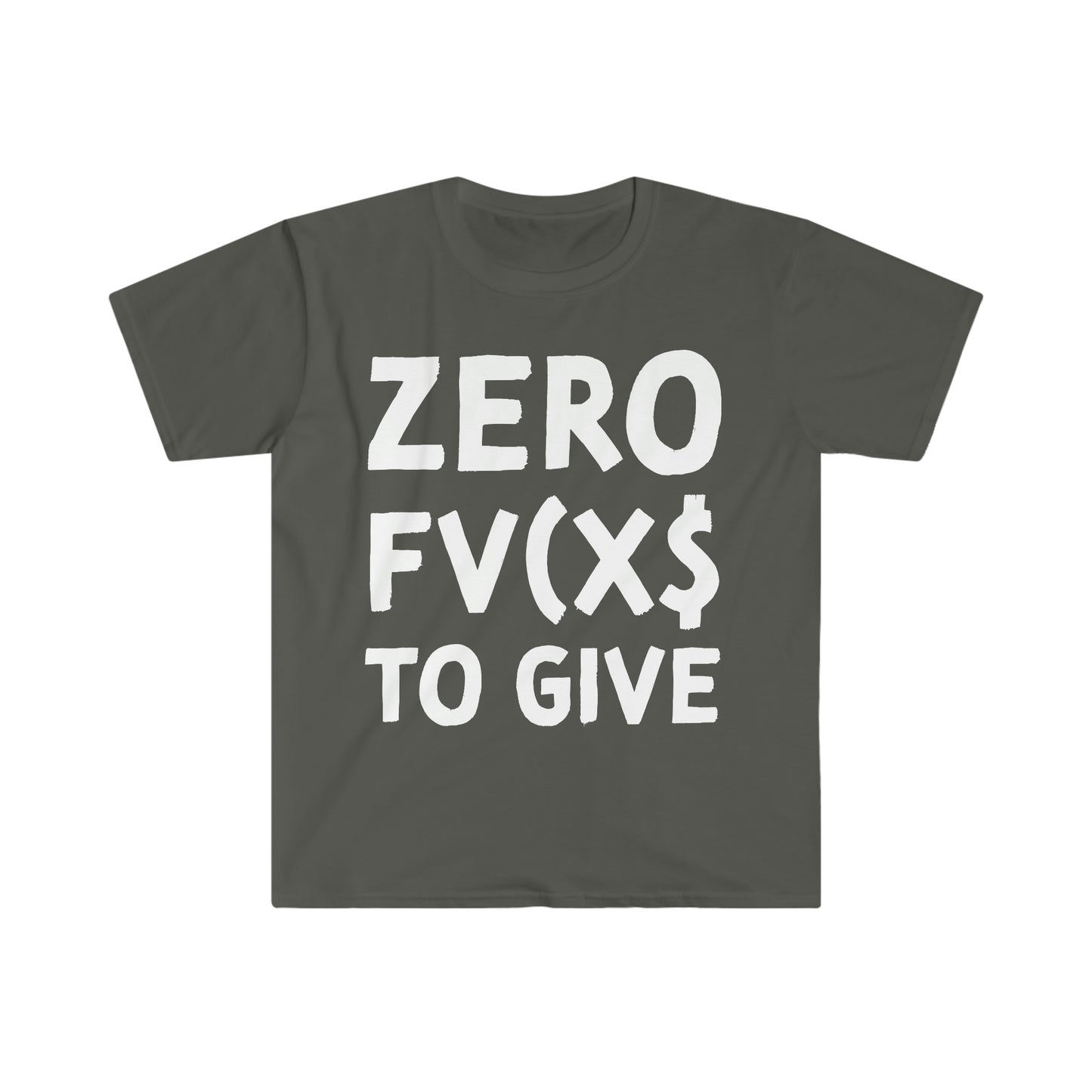 ZERO TO GIVE - RADIO EDIT Unisex Softstyle T-Shirt