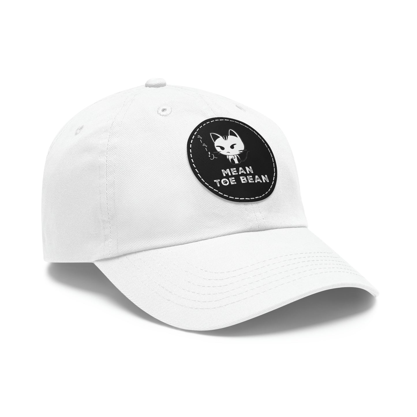 Mean Toe Bean Original Hat with Leather Patch (Round)