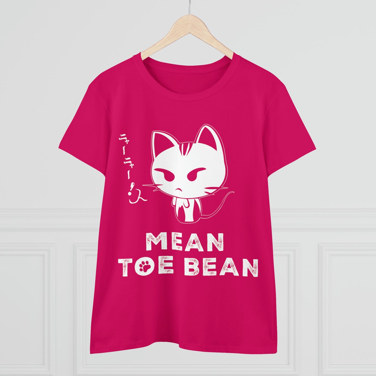 Mean Toe Bean Original Women's Midweight Cotton Tee