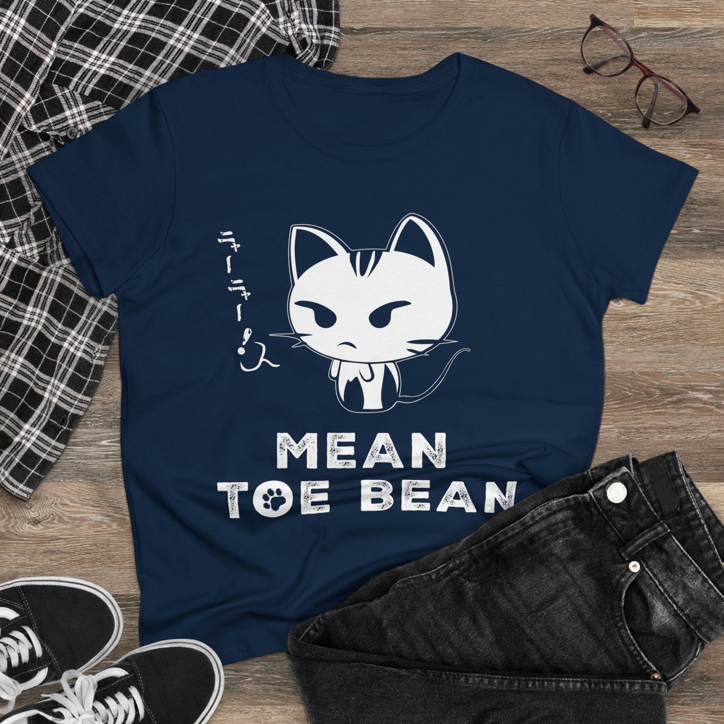Mean Toe Bean Original Women's Midweight Cotton Tee