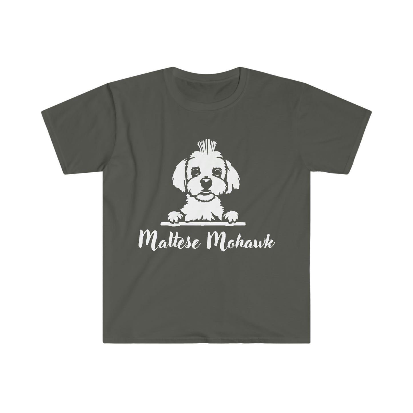 Maltese Mohawk Unisex Softstyle T-Shirt