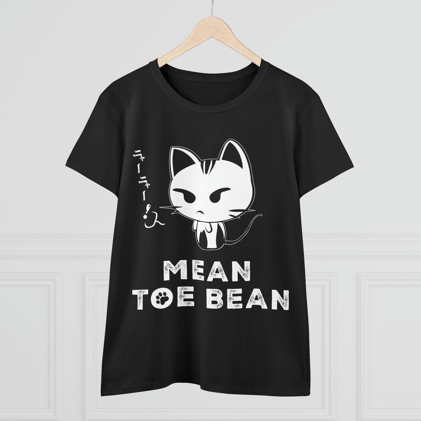 Mean Toe Bean Original Women's Midweight Cotton Tee