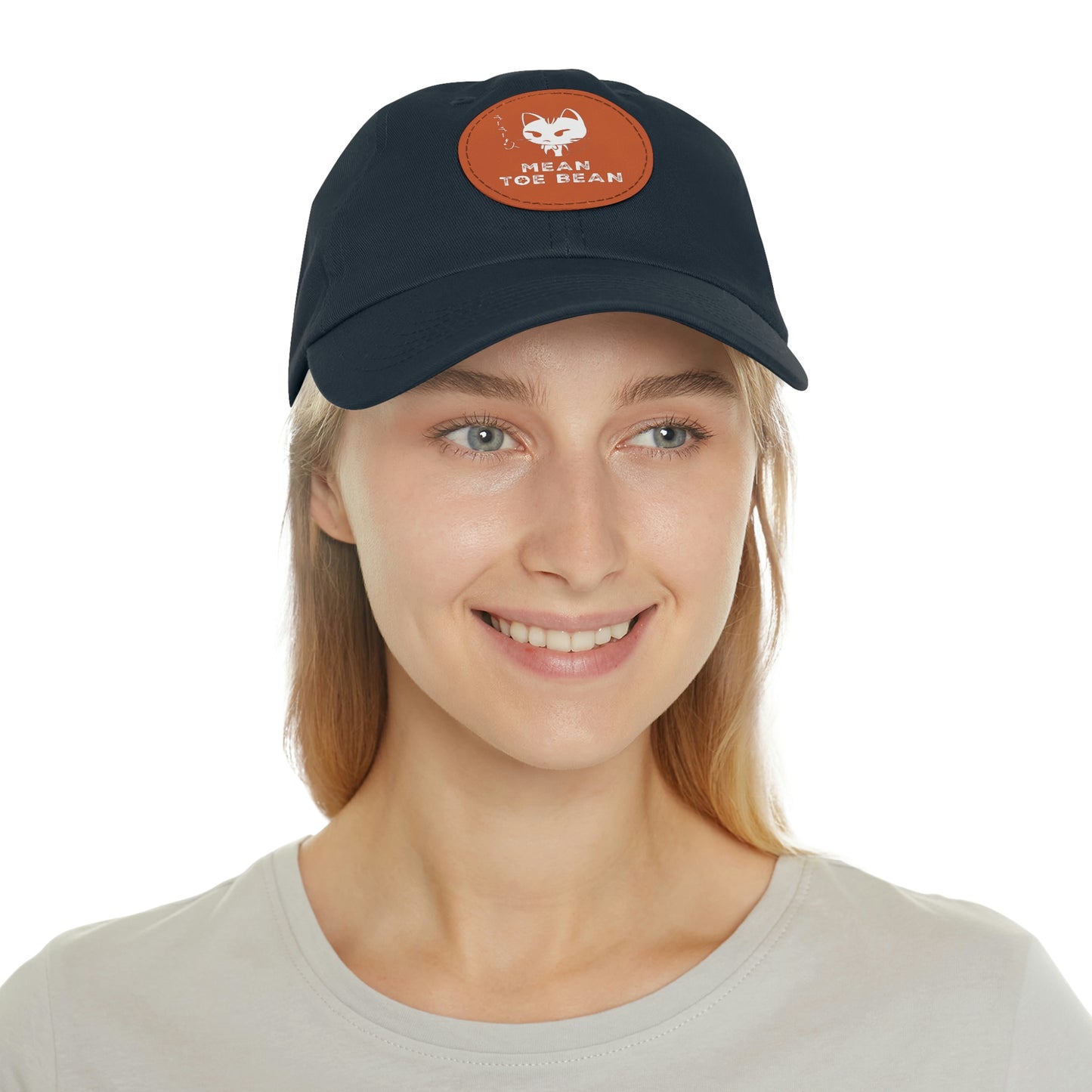 Mean Toe Bean Original Hat with Leather Patch (Round)