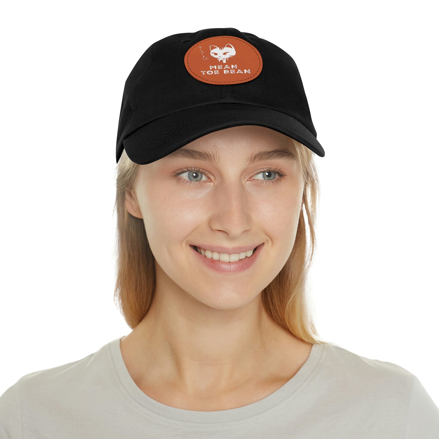 Mean Toe Bean Original Hat with Leather Patch (Round)