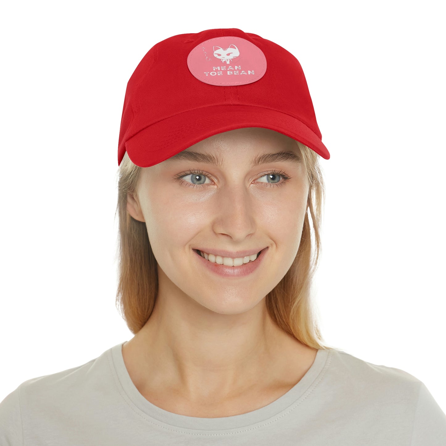 Mean Toe Bean Original Hat with Leather Patch (Round)