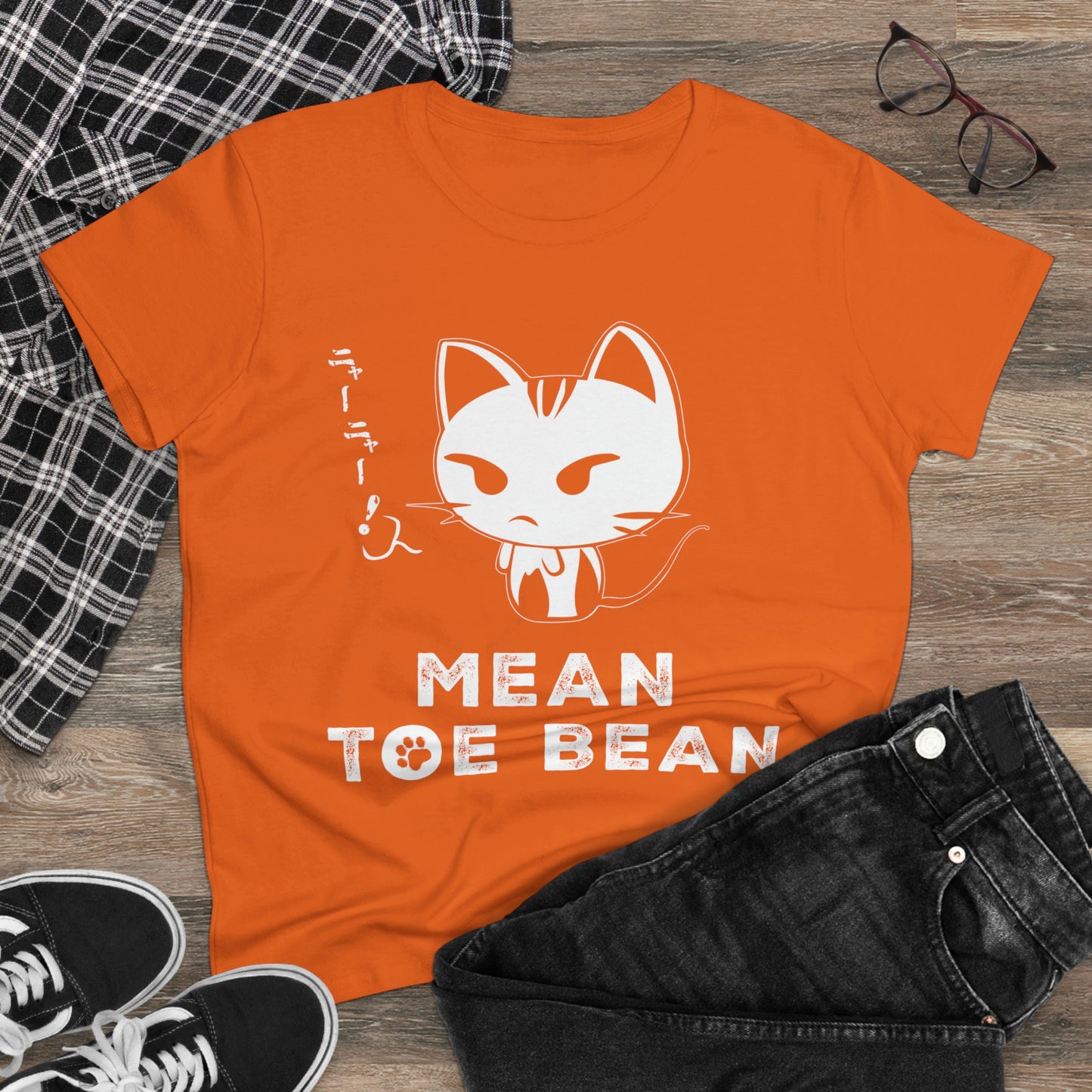 Mean Toe Bean Original Women's Midweight Cotton Tee